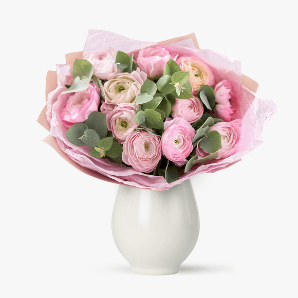 Bouquet of pink ranunculus