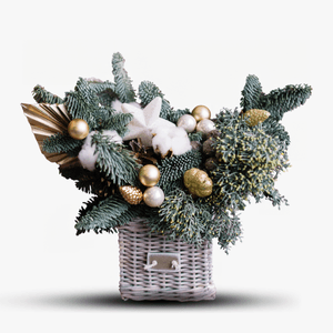 Gold Christmas arrangement