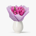 Buchet de 19 lalele roz