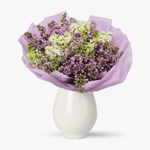 Buchet de liliac alb si mov