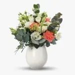 Buchet Eucalipt si Lisianthus