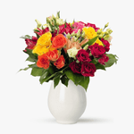 Buchet de flori cu alstroemeria si minirosa „Vise colorate”