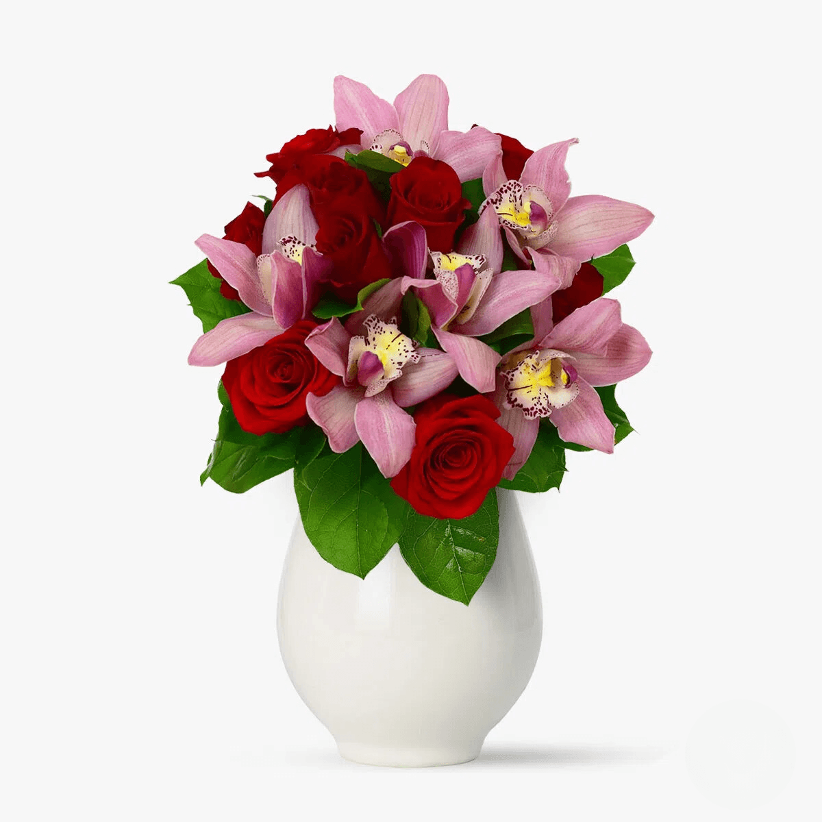 buchet de flori cu aspidistra&nbsp;